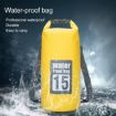 30L Yellow Outdoor Waterproof Dual Shoulder Strap Dry Sack Bag - 6