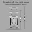 Red Aluminum Alloy Phone Holder for Motorcycle & Bicycle - Universal Fixing Frame - 4