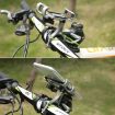 Red Aluminum Alloy Phone Holder for Motorcycle & Bicycle - Universal Fixing Frame - 7