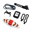 Wireless Remote Bicycle Tail Light with Turn Signal Warning (White) - 2