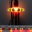 Wireless Remote Bicycle Tail Light with Turn Signal Warning (White) - 7