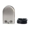 Concave Curved Bottom 201 Stainless Steel Glass/Wood Clamp Bracket - 2