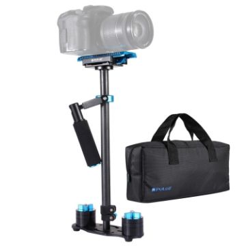 PULUZ Carbon Fibre Handheld Stabilizer for DSLR & DV Cameras, 0.5-3kg Load - 1