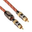 EMK TZ/A 1.5m Gold Plated RCA to RCA Digital Coaxial Cable OD8.0mm - 2