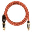 EMK TZ/A 1.5m Gold Plated RCA to RCA Digital Coaxial Cable OD8.0mm - 3