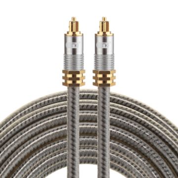 EMK YL-A 5m OD8.0mm Gold Plated Toslink Male to Male Audio Cable - 1