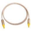 EMK 1m Gold Plated Toslink Male to Male Optical Audio Cable OD4.0mm - 3