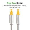 EMK 1.5m Toslink Male to Male Digital Optical Audio Cable Silver - 5