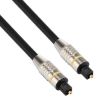 2m Nickel Plated Toslink Male to Male Digital Optical Audio Cable OD6.0mm - 2