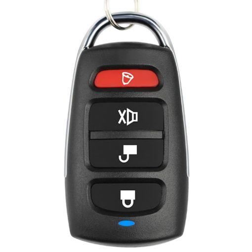 433MHz Wireless Garage Door Remote Control, Metal, Four-Button Copy Code - 1
