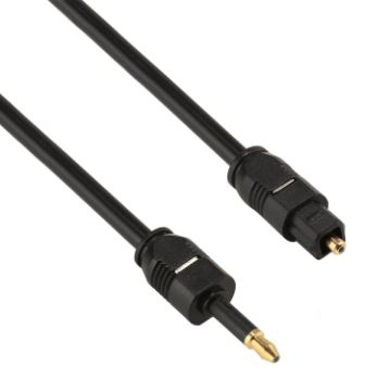 3m Toslink to 3.5mm Mini Toslink Digital Optical Audio Cable OD4.0mm - 1