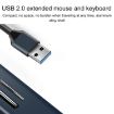 5 in 1 USB-C to USB3.0 + SD/TF Card Reader HUB Adapter - Blue - 3