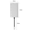 Onten 9591BD 8-in-1 USB-C Hub: PD Charging, Ethernet, USB 3.0, HDMI, VGA, SD, AUX - 3