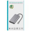 Onten 9591BD 8-in-1 USB-C Hub: PD Charging, Ethernet, USB 3.0, HDMI, VGA, SD, AUX - 5