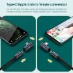 USB 3.1 Type-C Male to Female Elbow Adapter - 5