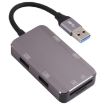 6 in 1 USB Adapter: USB 3.0, 3 USB 2.0, MS/TF Card Slot - NK-3049HD - 3