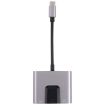 3 in 1 USB-C Adapter: Charging, Ethernet, 3.5mm Audio - NK-1056TC - 2