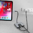 3 in 1 USB-C Adapter: Charging, Ethernet, 3.5mm Audio - NK-1056TC - 7