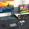 Rocketek HC451 14-in-1 Type-C Hub: 60W PD, 4K HDMI, DP, 100M RJ45 Adapter - 8