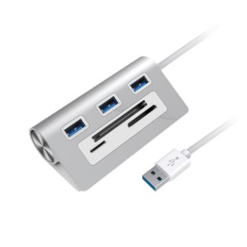 Rocketek HC423 USB3.0 Hub Adapter with SD/TF/CF Card Reader - 1
