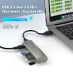 Rocketek HC463 USB3.1 Gen2 6-in-1 HUB Adapter: Type-C, USB, SD/TF - 4