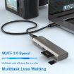 Rocketek HC463 USB3.1 Gen2 6-in-1 HUB Adapter: Type-C, USB, SD/TF - 5