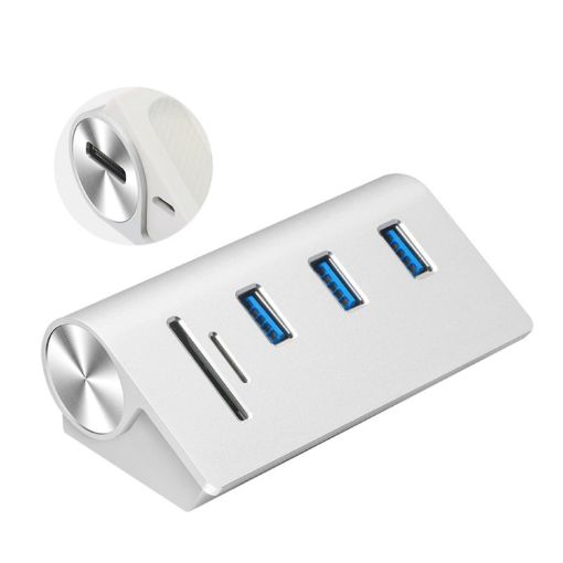 Rocketek HUB-3PC2 USB 3.0 Splitter HUB Adapter - High Speed, White - 1