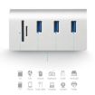 Rocketek HUB-3PC2 USB 3.0 Splitter HUB Adapter - High Speed, White - 2