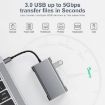 BYL-2111 7-in-1 USB-C/Type-C Docking Station HUB Adapter - Silver - 7