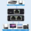 OZHW3 RJ45 1 to 2 Splitter Adapter 1000M LAN Ethernet Connector - 8