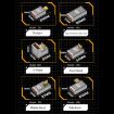 USB-C Male to USB Female 10 Gbps 90 Adapter - Gun Metal - 5
