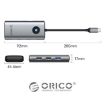 ORICO PW11-6PCR R45 Type-C USB-C 6-in-1 Docking Station Silver 5Gbps - 2