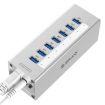 ORICO A3H7 Aluminum 7-Port USB 3.0 HUB with Power Supply (Silver) - 3
