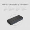 ORICO H7928-U3 7-Port USB 3.0 HUB with 1m Cable - Black ABS Material - 5