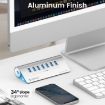 ORICO M3U7-G2 7-Port USB 3.2 Gen2 HUB 10Gbps Aluminum Silver 0.5m Cable - 3