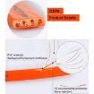 10m Orange CAT6 Ultra-thin Flat Ethernet LAN Cable RJ45 Patch Lead - 5