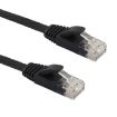 15m Black CAT6 Ultra-thin Flat Ethernet LAN Cable RJ45 Patch Lead - 3