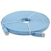 15m Blue CAT6 Ultra-thin Flat Ethernet LAN Cable RJ45 Patch Lead - 2