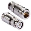 N Female to BNC Male Connector Adapter for RF Coaxial Cable - 1
