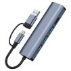 BYL-2208TU 5-in-2 USB-C Docking Station HUB Adapter for USB/Type-C Devices - 2