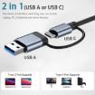 BYL-2208TU 5-in-2 USB-C Docking Station HUB Adapter for USB/Type-C Devices - 6