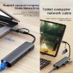 BYL-2208TU 5-in-2 USB-C Docking Station HUB Adapter for USB/Type-C Devices - 9