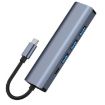 BYL-2302 5-in-1 USB-C Docking Station HUB with 1000M Network Port - 2