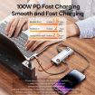 ROCK TR28 6-in-1 USB 3.0 HUB HDMI 4K Gigabit PD Charger Silver Black - 8