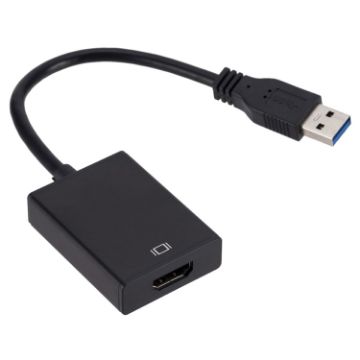 USB3.0 to HDMI External Graphics Card Converter Cable (Black) - 1