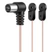 2m FM Dipole Antenna with Female Plug for Stereo Audio Radio Receiver - 1