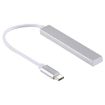 T-818 TF + 3 USB 3.0 to USB-C Hub Adapter Silver - 3
