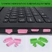 Universal Silicone Anti-Dust Plugs for Laptop - 13 in 1 Transparent Set - 7
