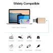 Gold Aluminum Alloy USB-C 3.1 to USB 3.0 Adapter - Data/Charger - 3
