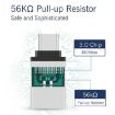 Gold Aluminum Alloy USB-C 3.1 to USB 3.0 Adapter - Data/Charger - 4